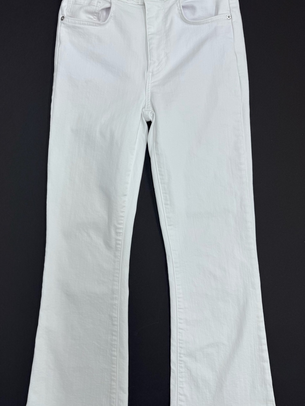 Frame Denim White Flare Jeans